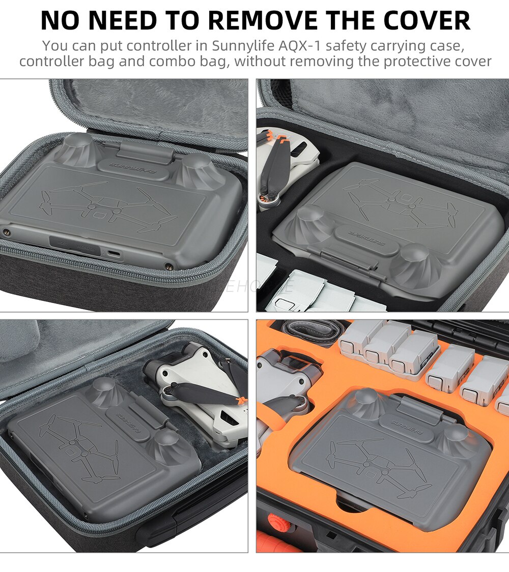 Sunnylife 2 in 1 Remote Controller Sun Hood Sunshade Screen Protector Protective Shell Cover for DJI Mini 3 Pro RC Accessories Sunnylife 2 in 1 Remote Controller Sun Hood Sunshade Screen Protector Protective Shell Cover for DJI Mini 3 Pro RC Accessories